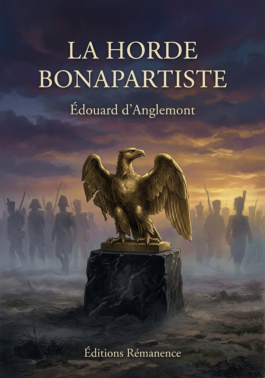 Livre La Horde bonapartiste par Édouard d’Anglemont - Couverture - Editions Remanence
