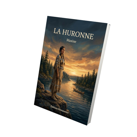 Livre La huronne par Maxine - Vue 3D - Editions Remanence