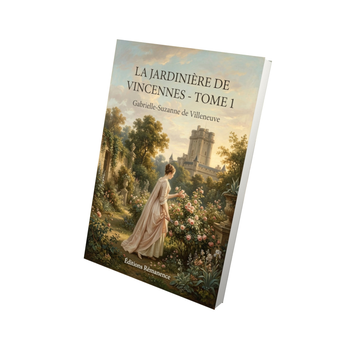 Livre La Jardinière de Vincennes - Tome 1 par Gabrielle-Suzanne de Villeneuve - Vue 3D - Editions Remanence