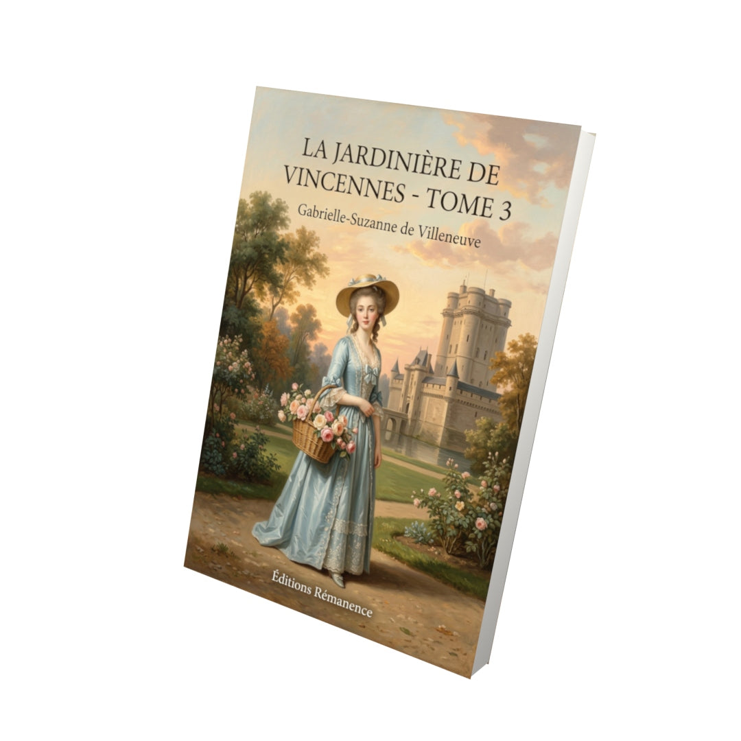 Livre La Jardinière de Vincennes - Tome 3 par Gabrielle-Suzanne de Villeneuve - Vue 3D - Editions Remanence