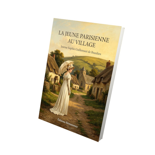 Livre La Jeune Parisienne au village par Jeanne Sophie Guillemaut de Beaulieu - Vue 3D - Editions Remanence