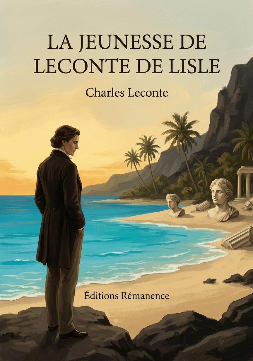 Livre La Jeunesse de Leconte de Lisle par Charles Leconte - Couverture - Editions Remanence