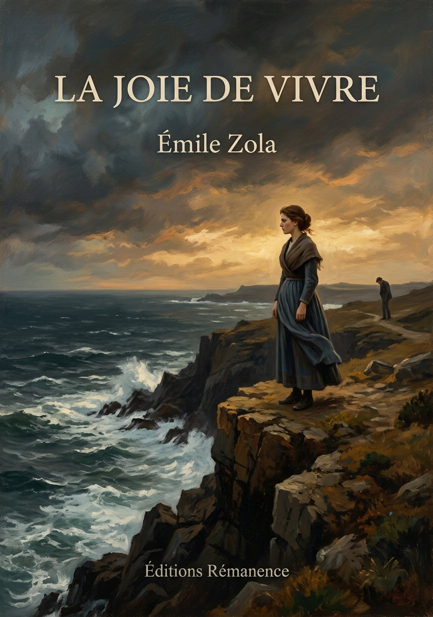 Livre La Joie de vivre par Émile Zola - Couverture - Editions Remanence