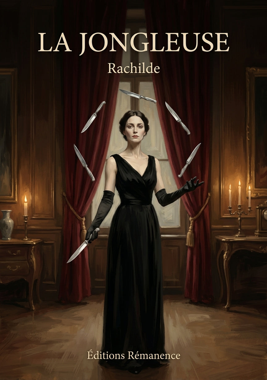 Livre La Jongleuse par Rachilde - Couverture - Editions Remanence