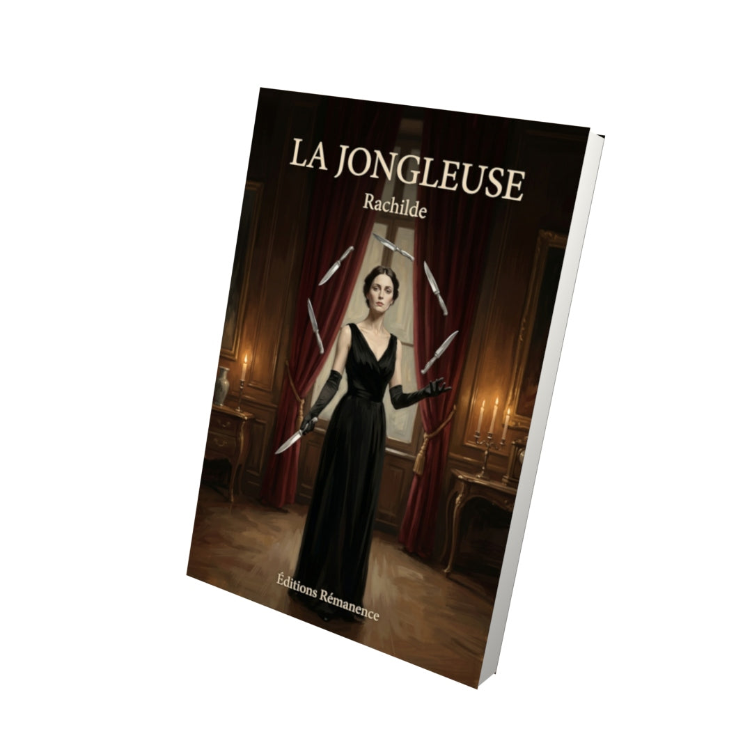 Livre La Jongleuse par Rachilde - Vue 3D - Editions Remanence