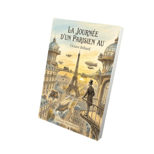 Livre La Journée d’un Parisien au par Octave Béliard - Vue 3D - Editions Remanence