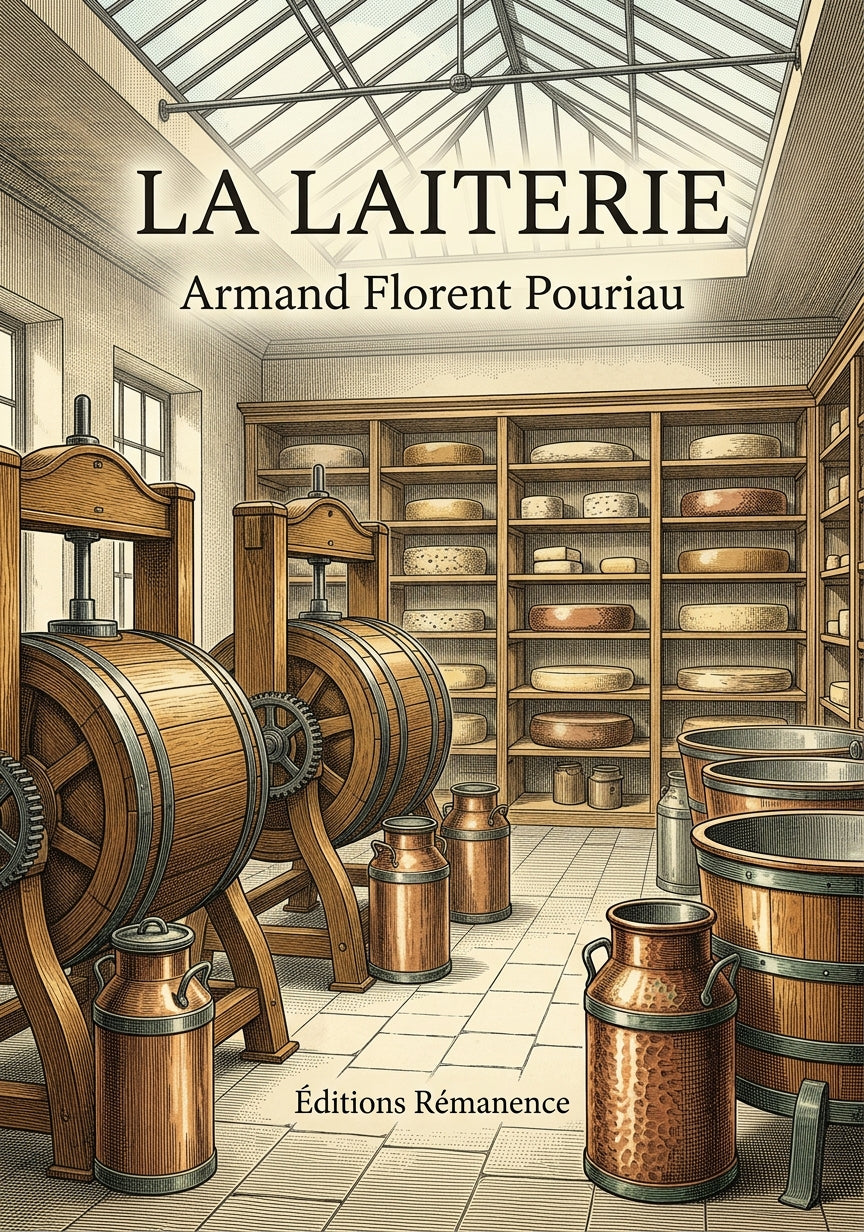 Livre La laiterie par Armand Florent Pouriau - Couverture - Editions Remanence