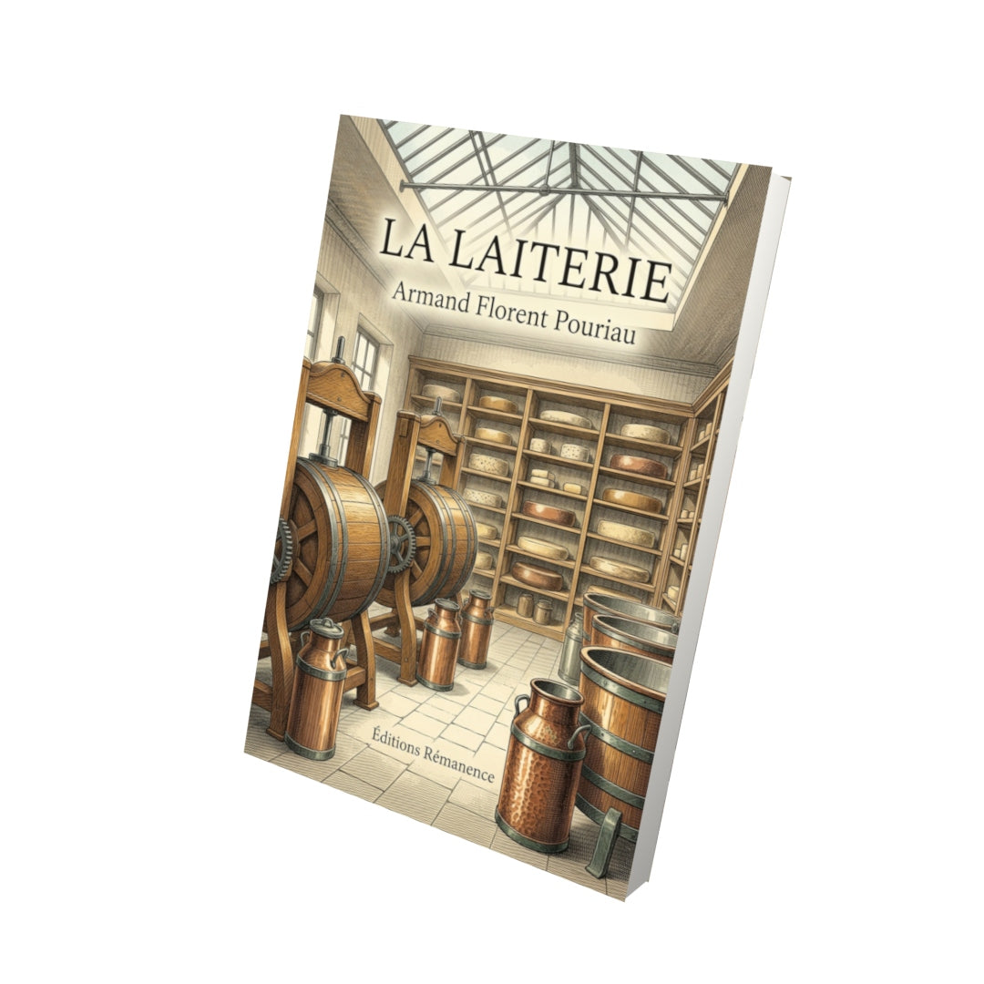 Livre La laiterie par Armand Florent Pouriau - Vue 3D - Editions Remanence