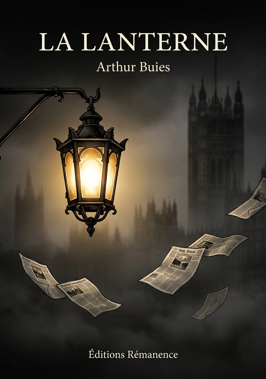 Livre La Lanterne par Arthur Buies - Couverture - Editions Remanence