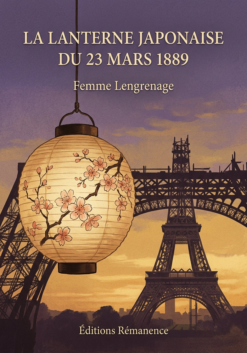 Livre La Lanterne Japonaise du 23 mars 1889 par Femme Lengrenage - Couverture - Editions Remanence