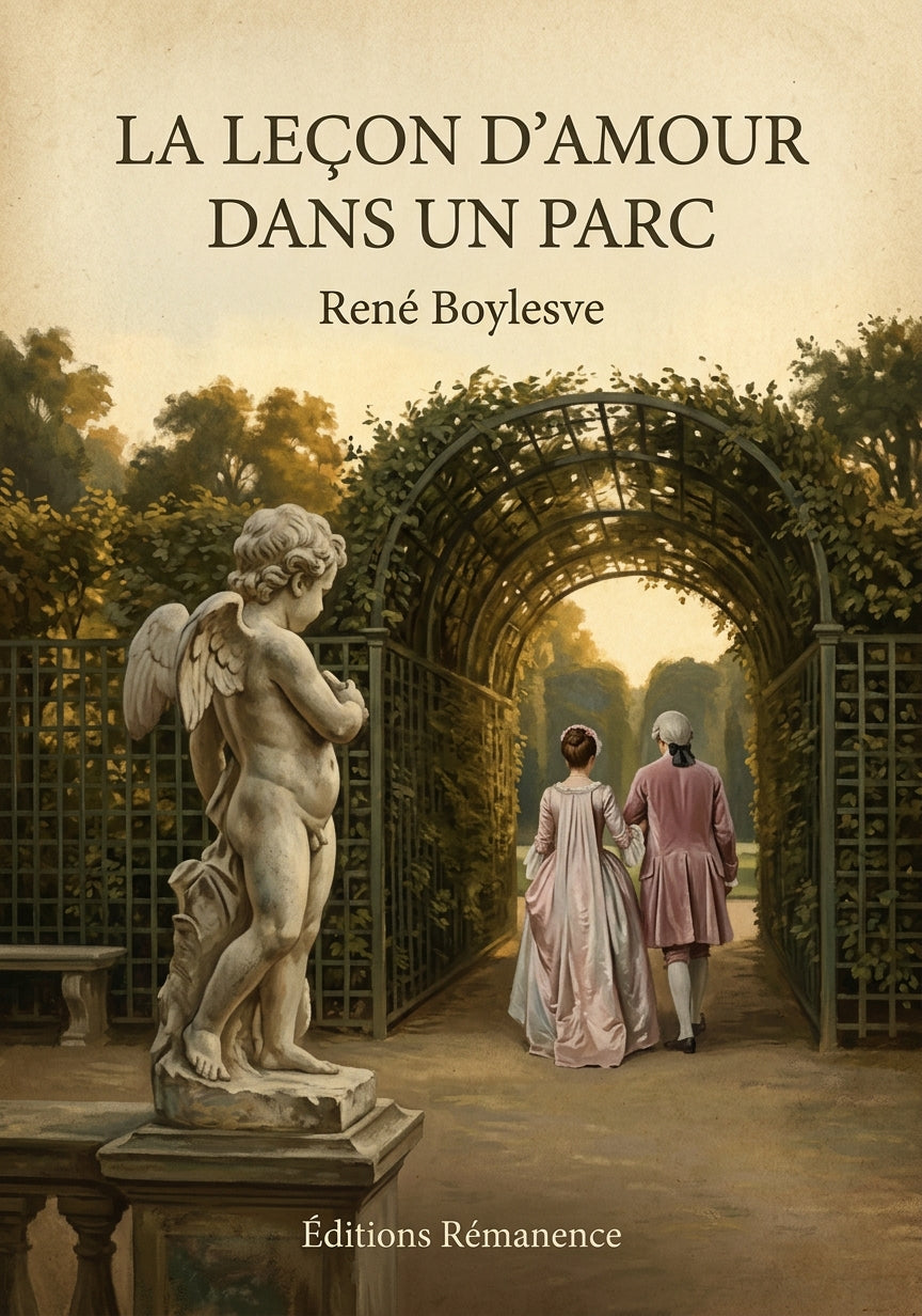 La leçon d'amour dans un parc - René Boylesve (Couverture)