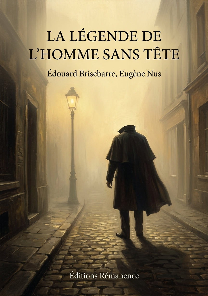 Livre La Légende de l’homme sans tête par Édouard Brisebarre, Eugène Nus - Couverture - Editions Remanence