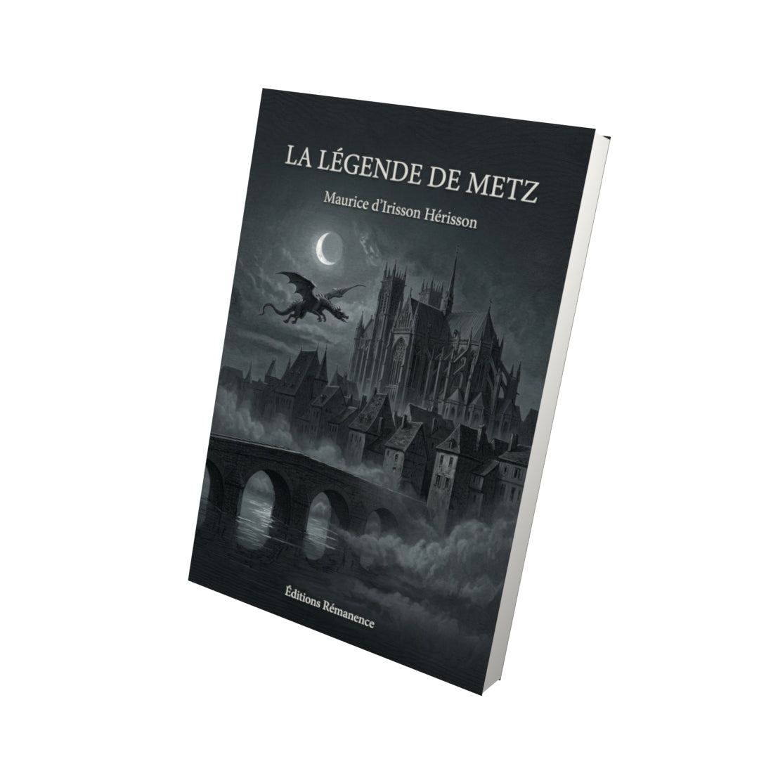 Livre La Légende de Metz par Maurice d’Irisson Hérisson - Vue 3D - Editions Remanence