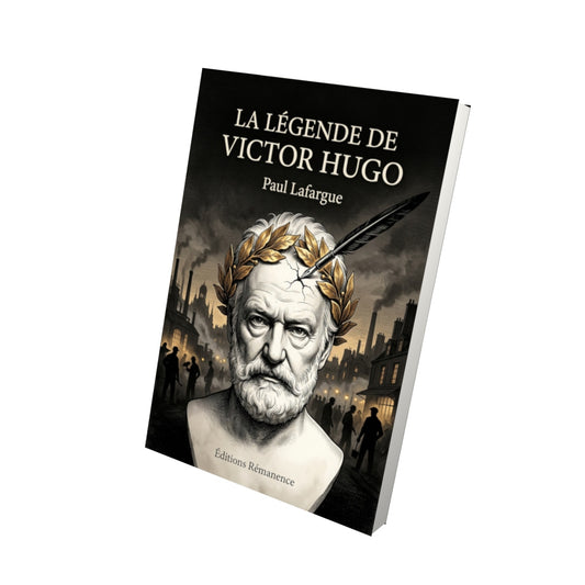 Livre La Légende de Victor Hugo par Paul Lafargue - Vue 3D - Editions Remanence