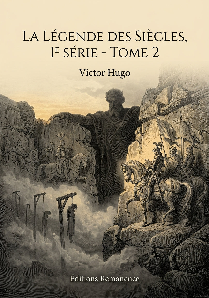 Livre La Légende des siècles, 1e série - Tome 2 par Victor Hugo - Couverture - Editions Remanence