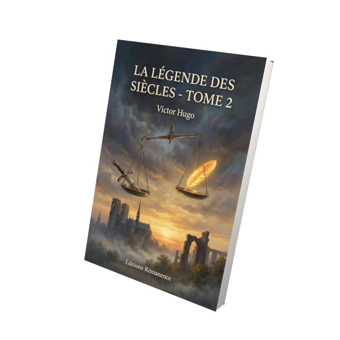 Livre La Légende des siècles - Tome 2 par Victor Hugo - Vue 3D - Editions Remanence