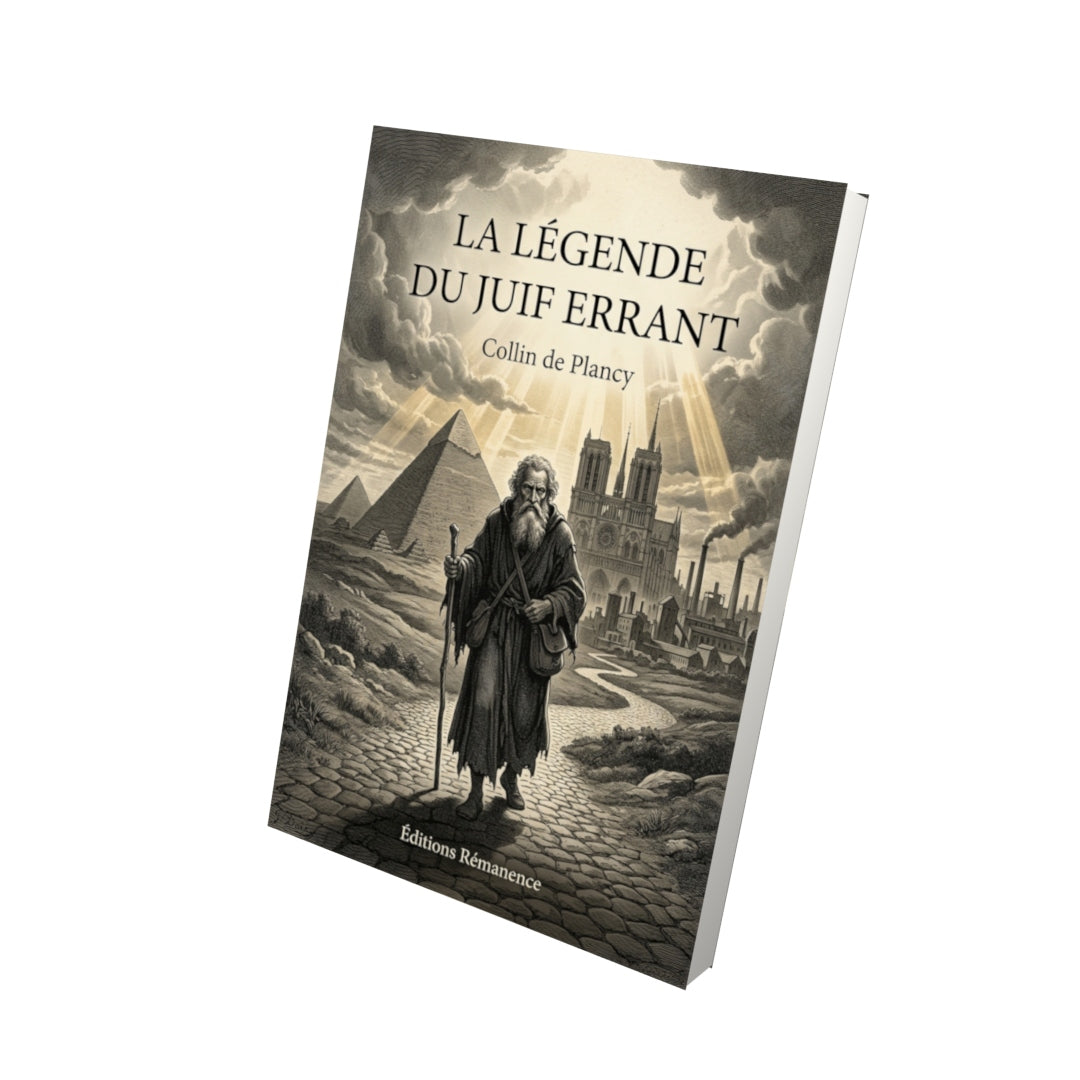 Livre La legende du juif erran par Collin de Plancy - Vue 3D - Editions Remanence