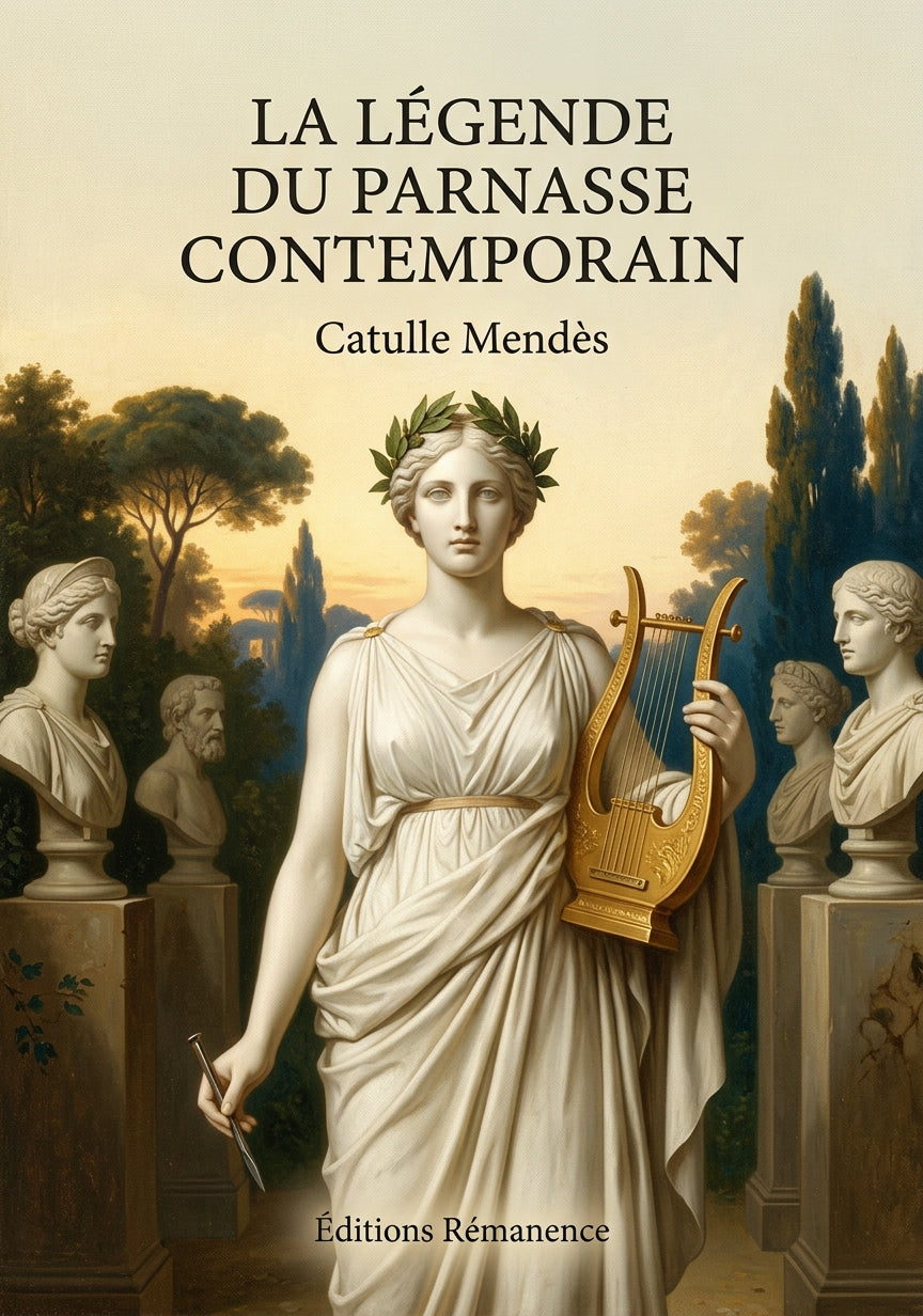 Livre La Légende du Parnasse contemporain par Catulle Mendès - Couverture - Editions Remanence