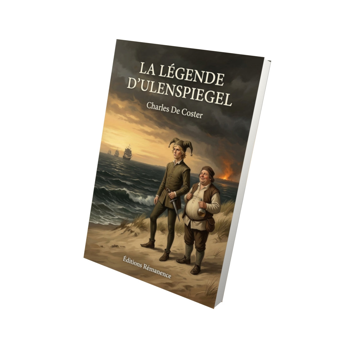 Livre La Légende d’Ulenspiegel par Charles De Coster - Vue 3D - Editions Remanence