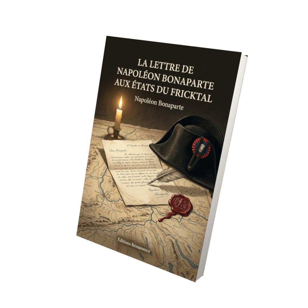 Livre La lettre de Napoléon Bonaparte aux États du Fricktal par Napoléon Bonaparte - Vue 3D - Editions Remanence