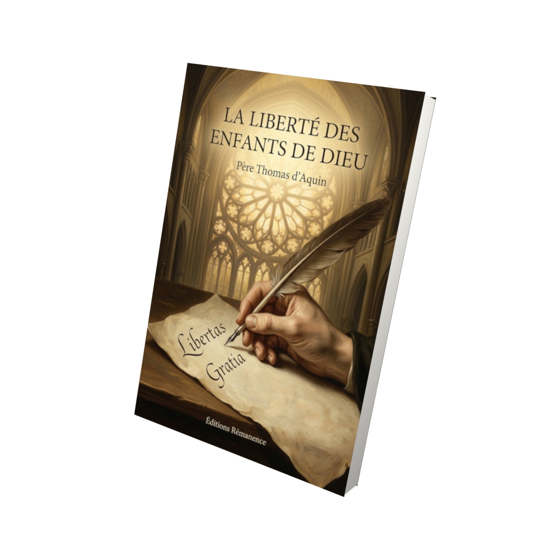 Livre La liberté des enfants de Dieu - Père Thomas d'Aquin - Vue 3D - Editions Remanence