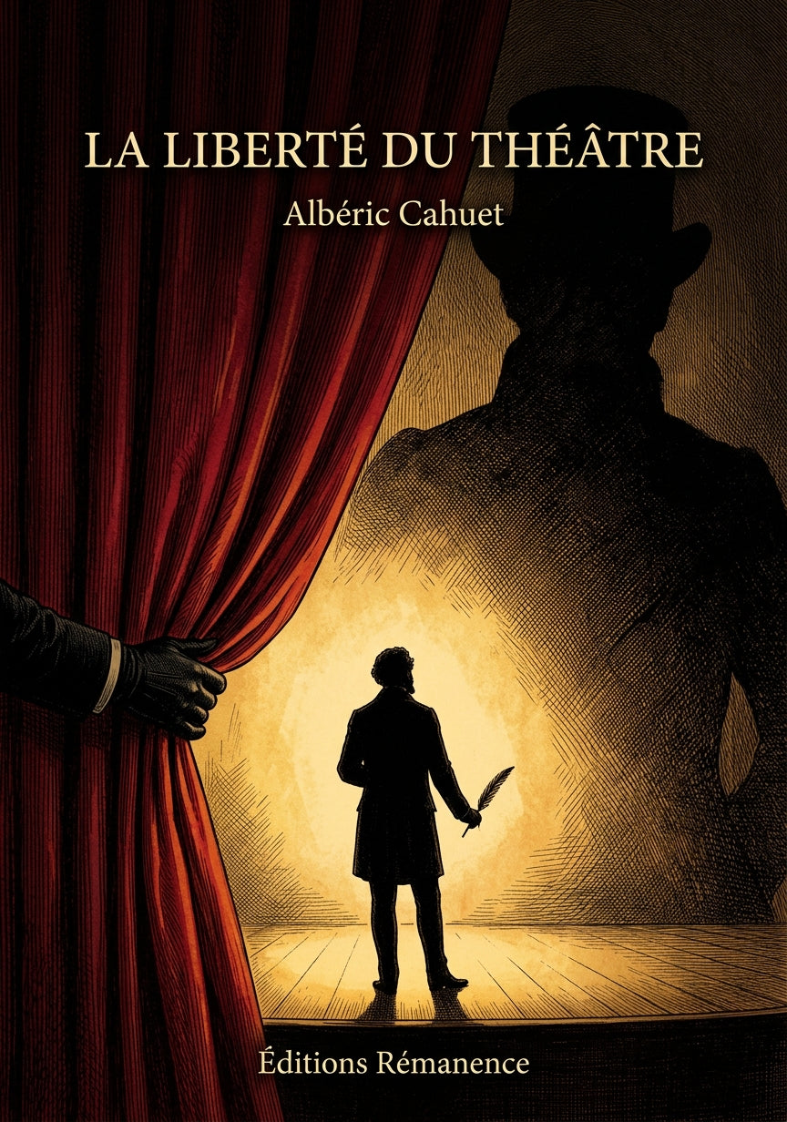 Livre La Liberté du théâtre par Albéric Cahuet - Couverture - Editions Remanence