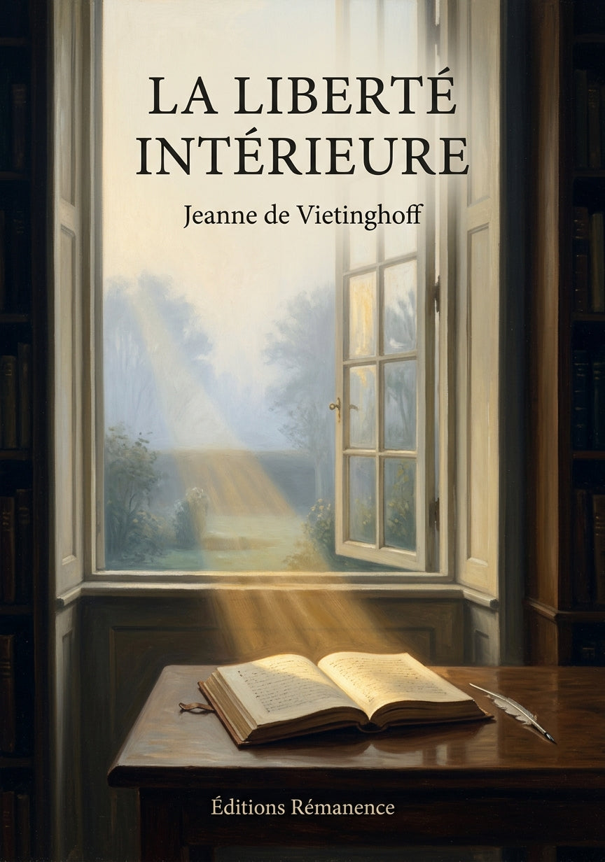 Livre La liberté intérieure par Jeanne de Vietinghoff - Couverture - Editions Remanence