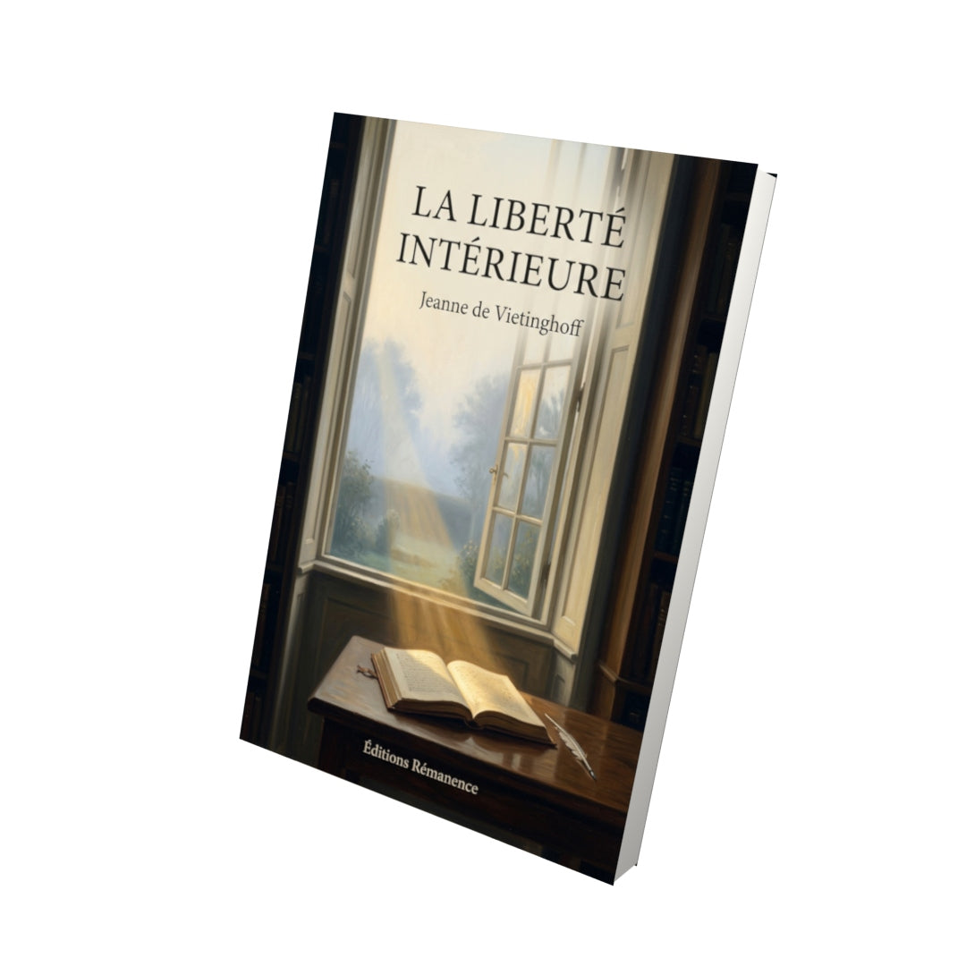 Livre La liberté intérieure par Jeanne de Vietinghoff - Vue 3D - Editions Remanence