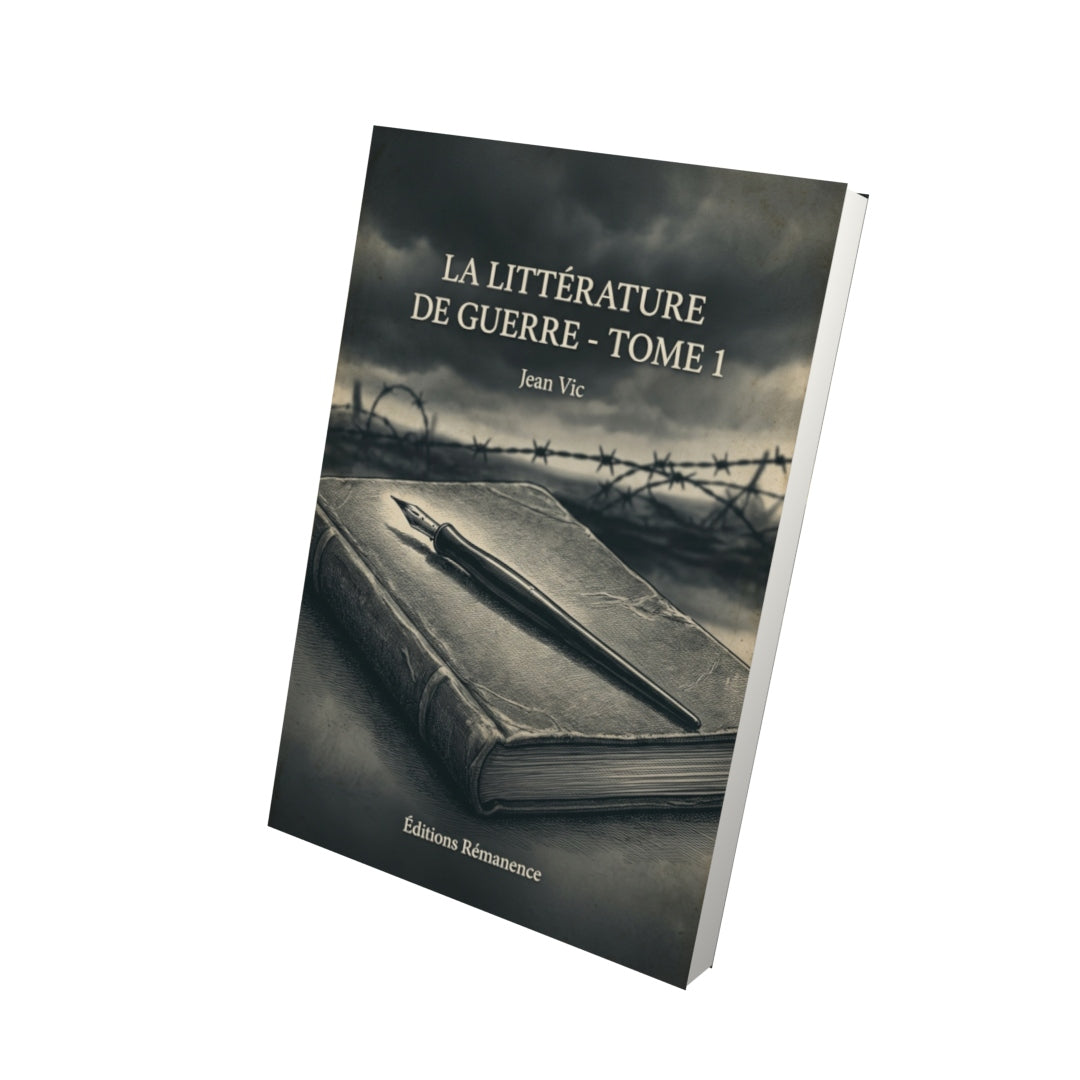 Livre La Littérature de guerre - Tome 1 par Jean Vic - Vue 3D - Editions Remanence