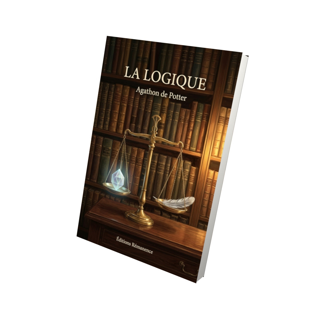 Livre La Logique par Agathon de Potter - Vue 3D - Editions Remanence