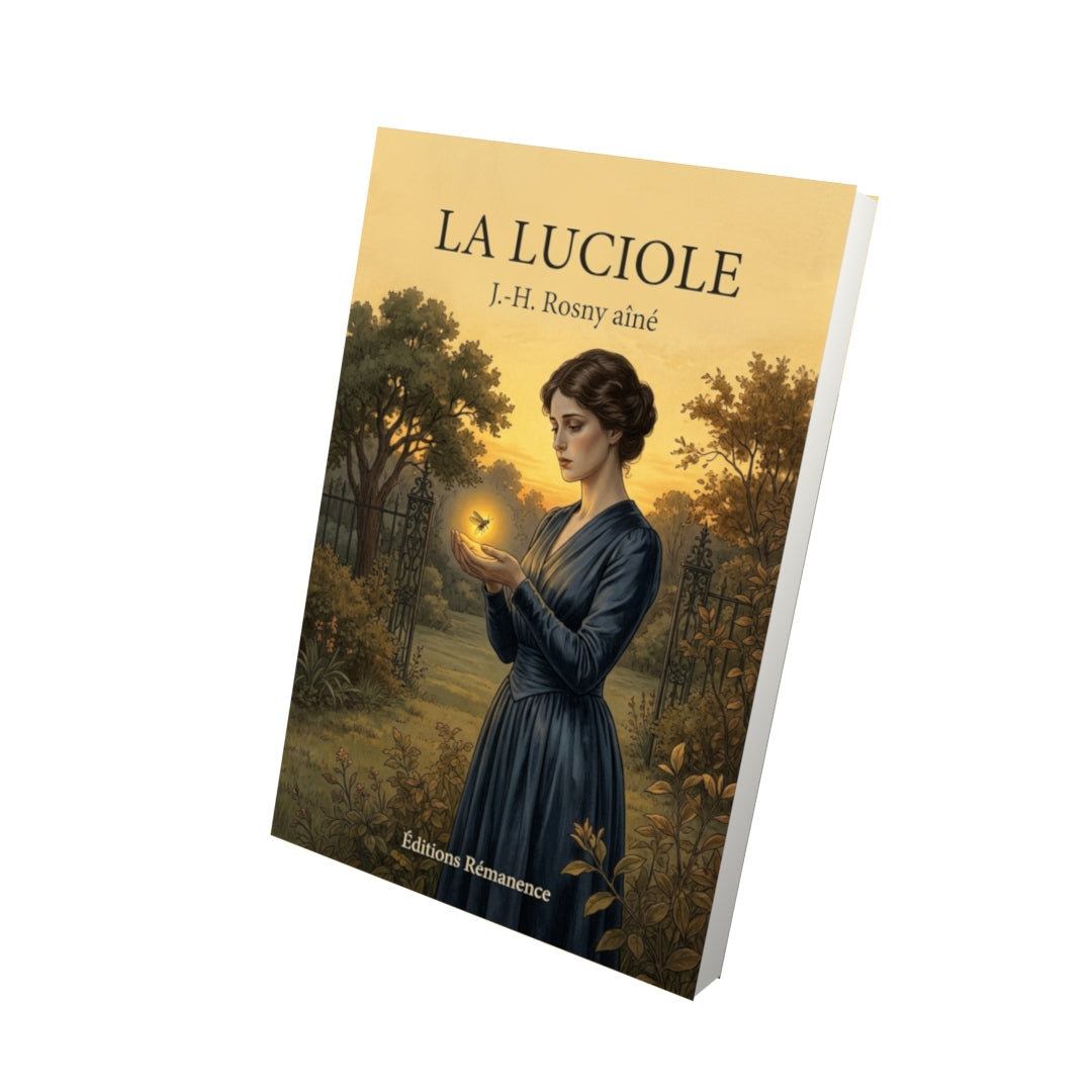 Livre La Luciole par J.-H. Rosny aîné - Vue 3D - Editions Remanence