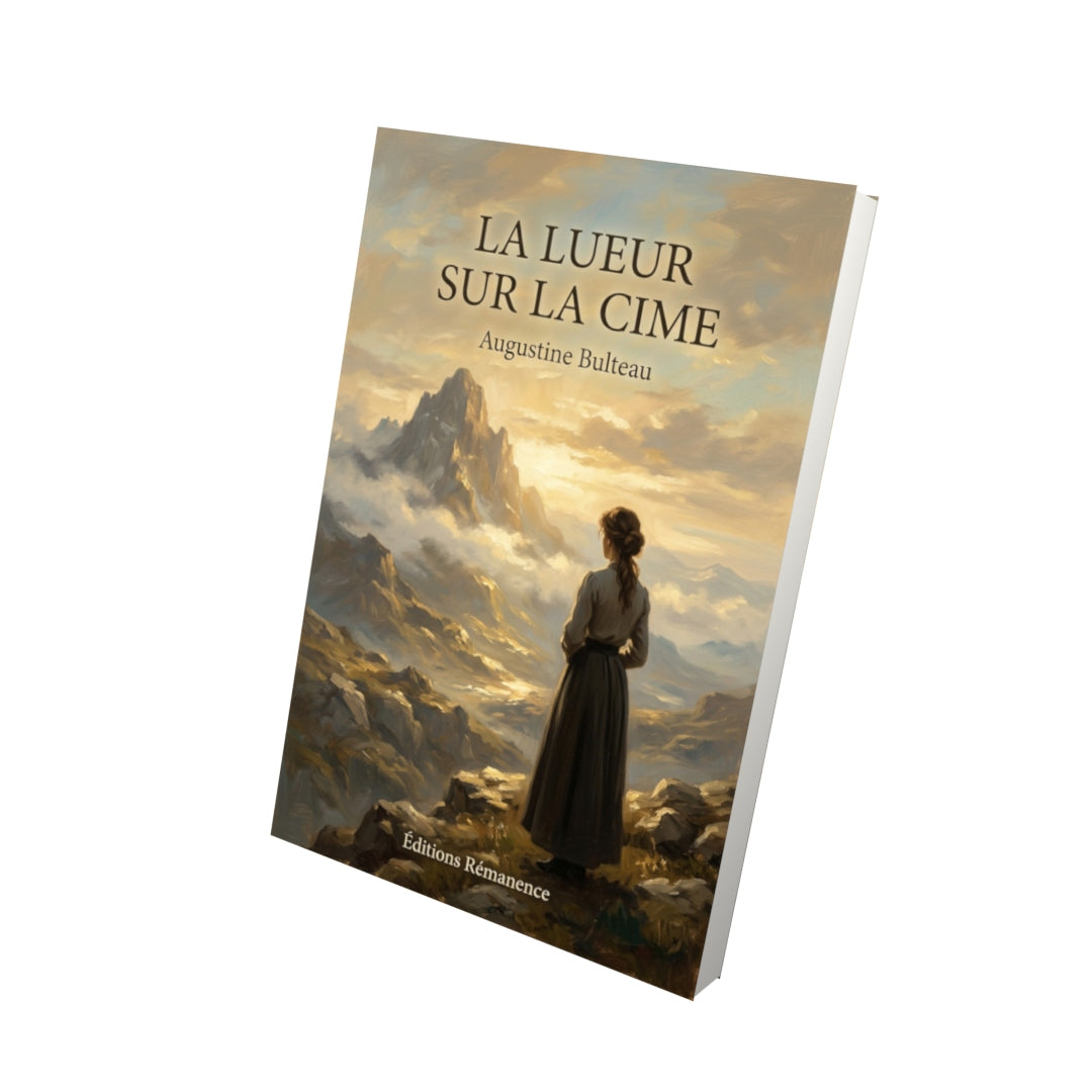 Livre La Lueur sur la cime par Augustine Bulteau - Vue 3D - Editions Remanence