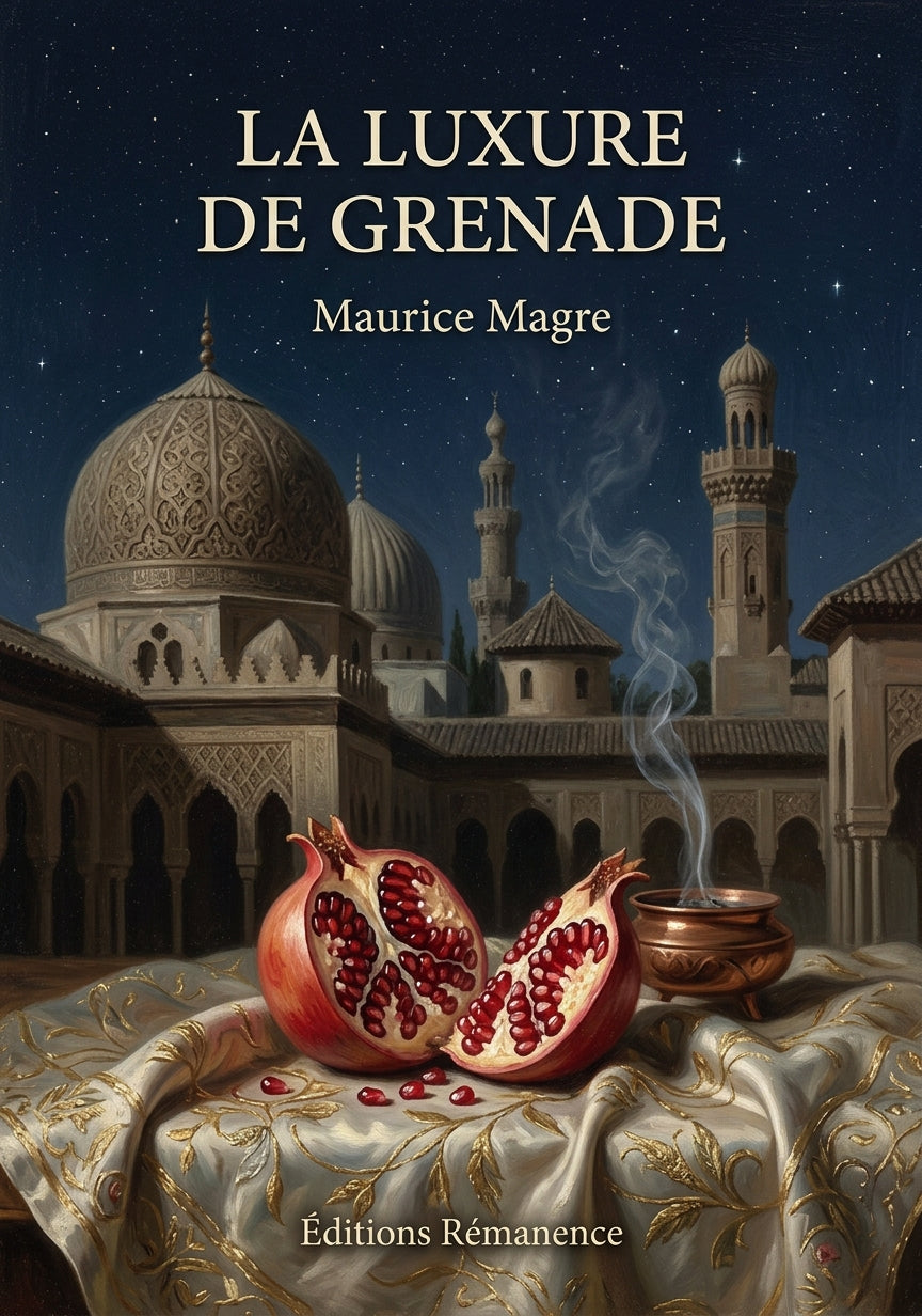 Livre La Luxure de Grenade par Maurice Magre - Couverture - Editions Remanence