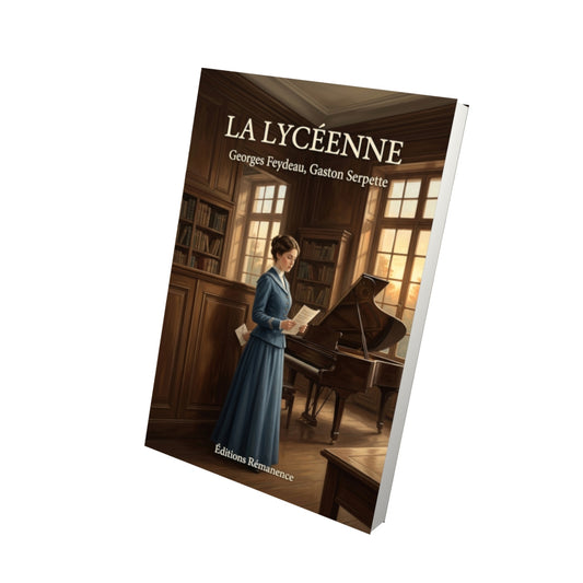 Livre La Lycéenne par Georges Feydeau, Gaston Serpette - Vue 3D - Editions Remanence