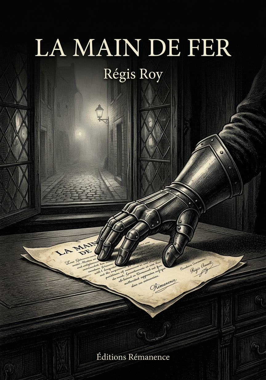 Livre La main de fer par Régis Roy - Couverture - Editions Remanence