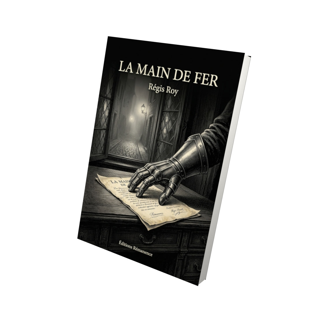 Livre La main de fer par Régis Roy - Vue 3D - Editions Remanence
