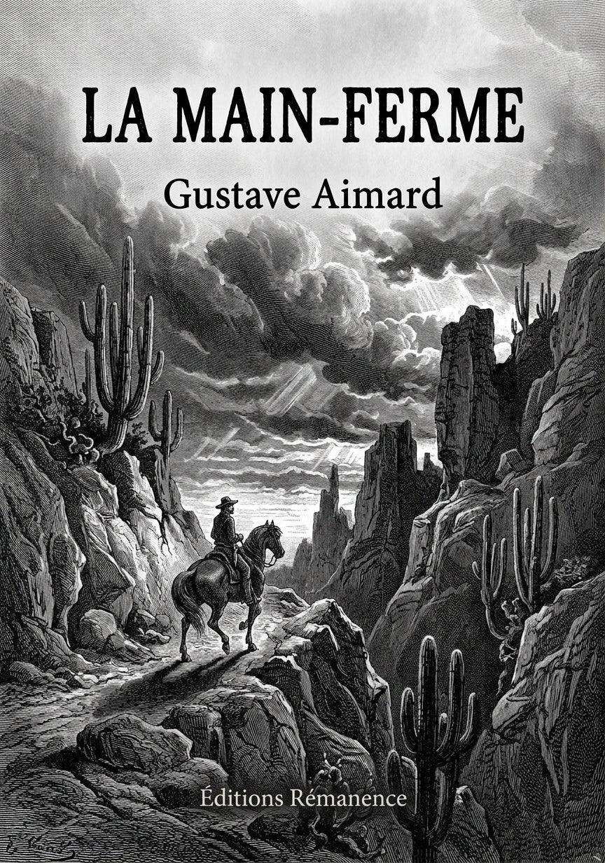 Livre La Main-Ferme par Gustave Aimard - Couverture - Editions Remanence
