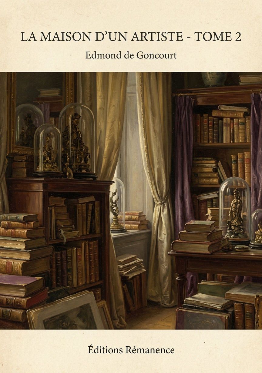 La maison d'un artiste - Tome 2 - Edmond de Goncourt (Couverture)