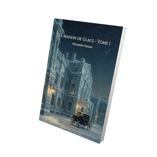 Livre La Maison de glace - Tome 1 par Alexandre Dumas - Vue 3D - Editions Remanence