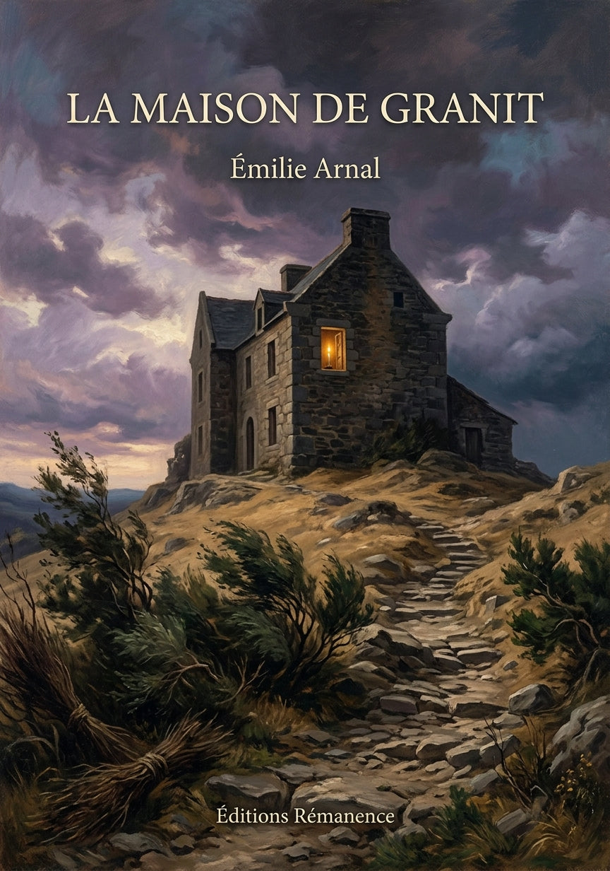 Livre La Maison de granit par Émilie Arnal - Couverture - Editions Remanence