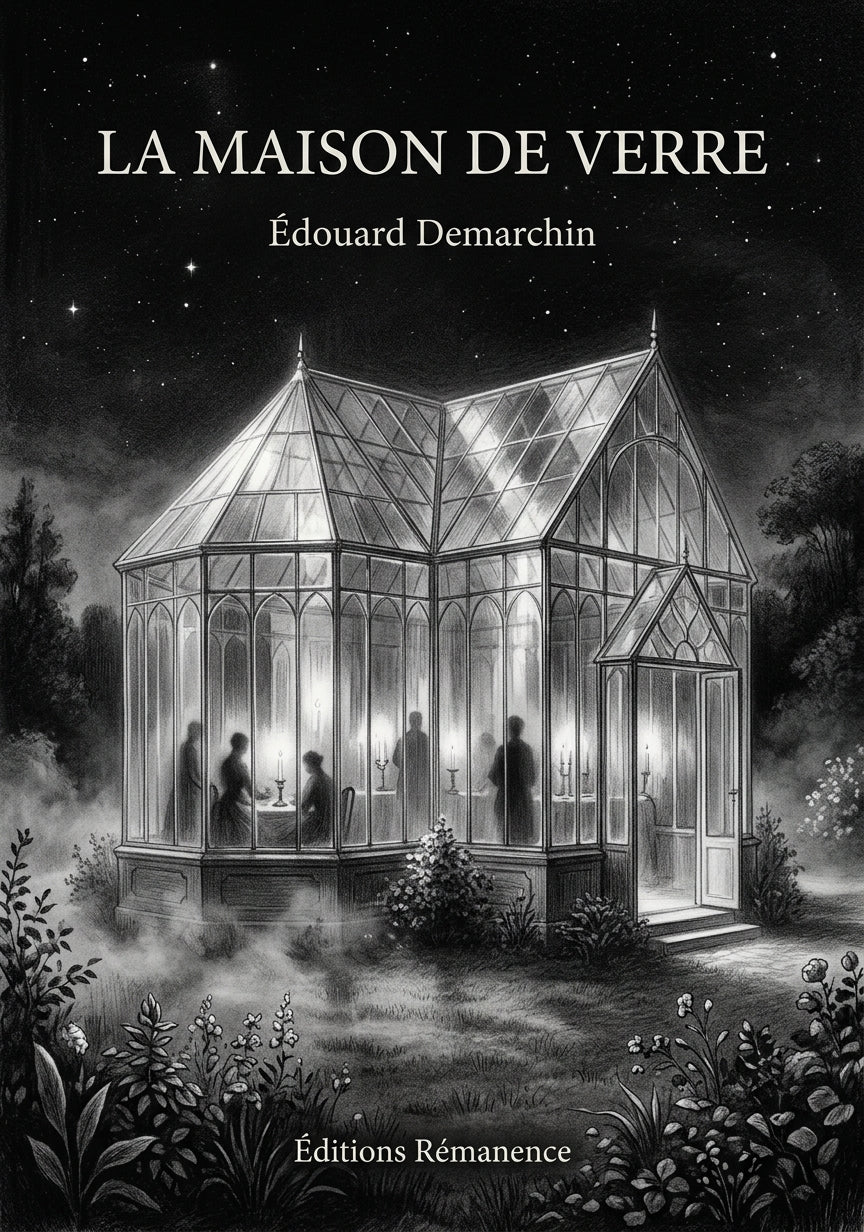 Livre La Maison de verre par Édouard Demarchin - Couverture - Editions Remanence