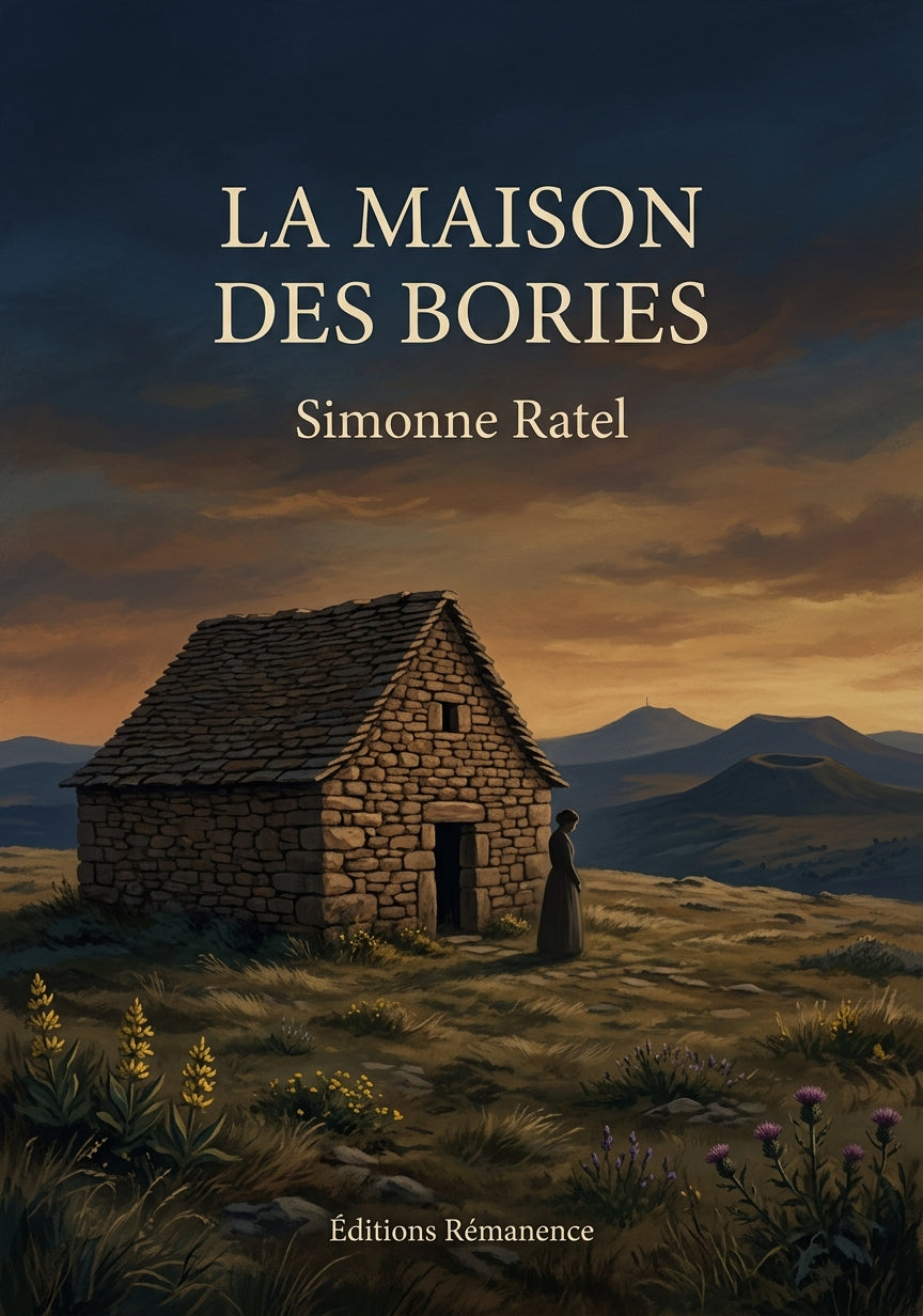 Livre La Maison des Bories par Simonne Ratel - Couverture - Editions Remanence