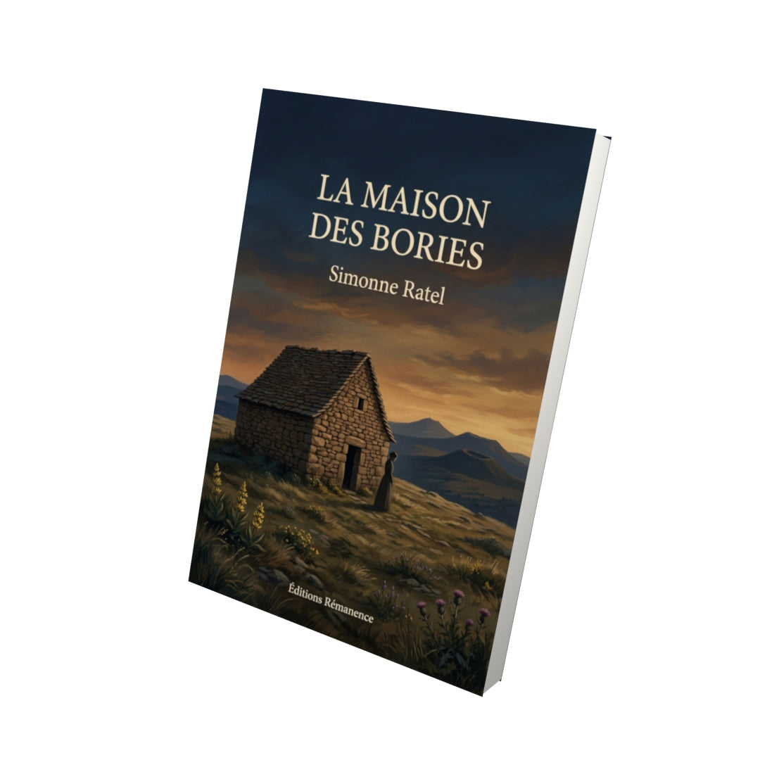 Livre La Maison des Bories par Simonne Ratel - Vue 3D - Editions Remanence