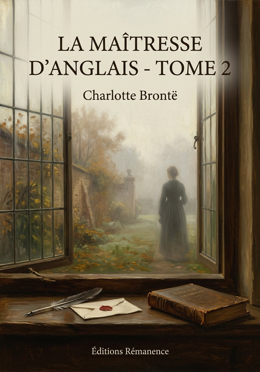 Livre La Maîtresse d’anglais - Tome 2 par Charlotte Brontë - Couverture - Editions Remanence