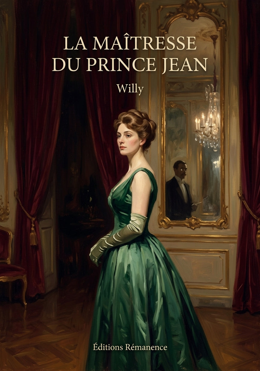 Livre La Maîtresse du prince Jean par Willy - Couverture - Editions Remanence