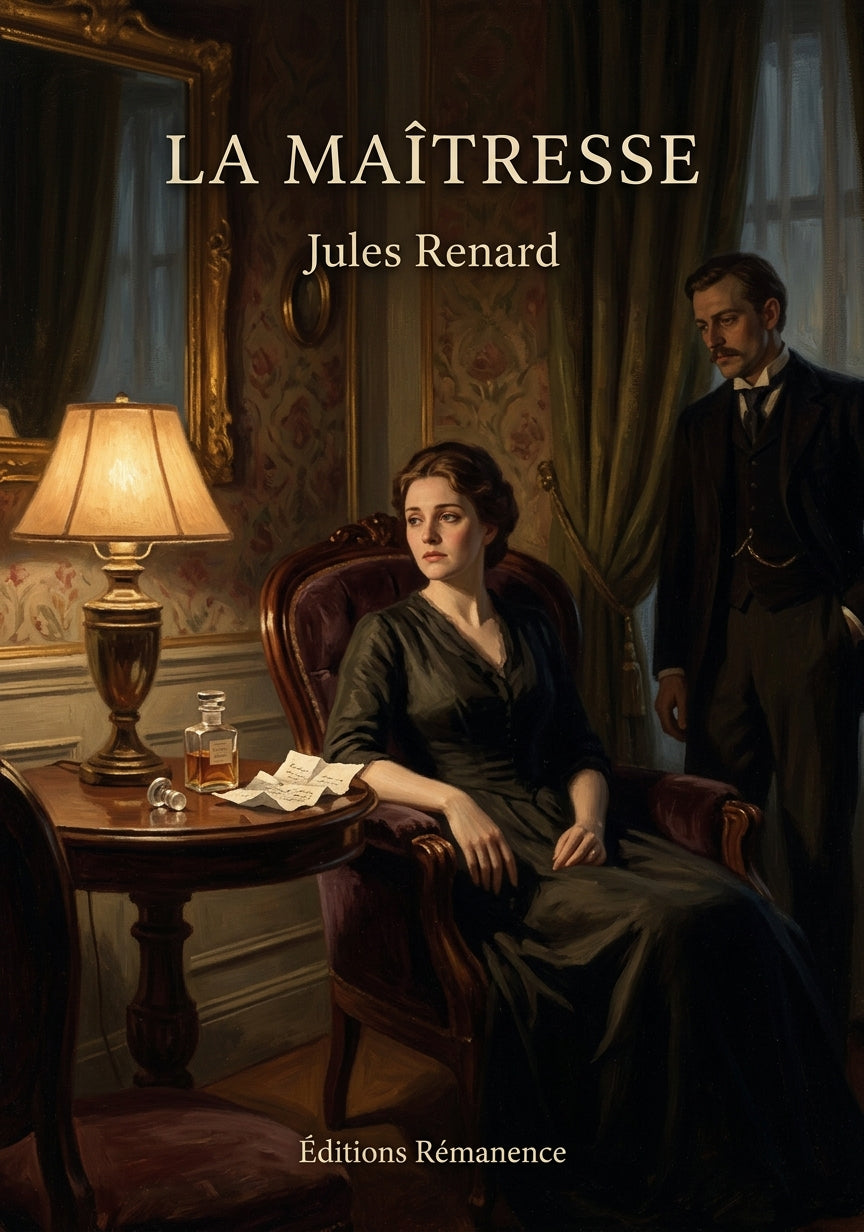 Livre La Maîtresse par Jules Renard - Couverture - Editions Remanence