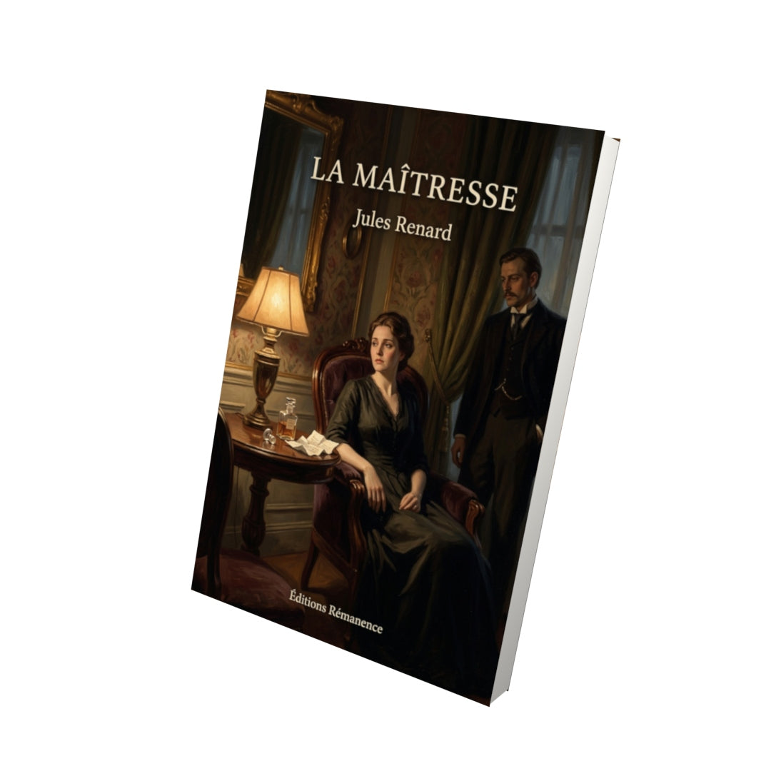 Livre La Maîtresse par Jules Renard - Vue 3D - Editions Remanence