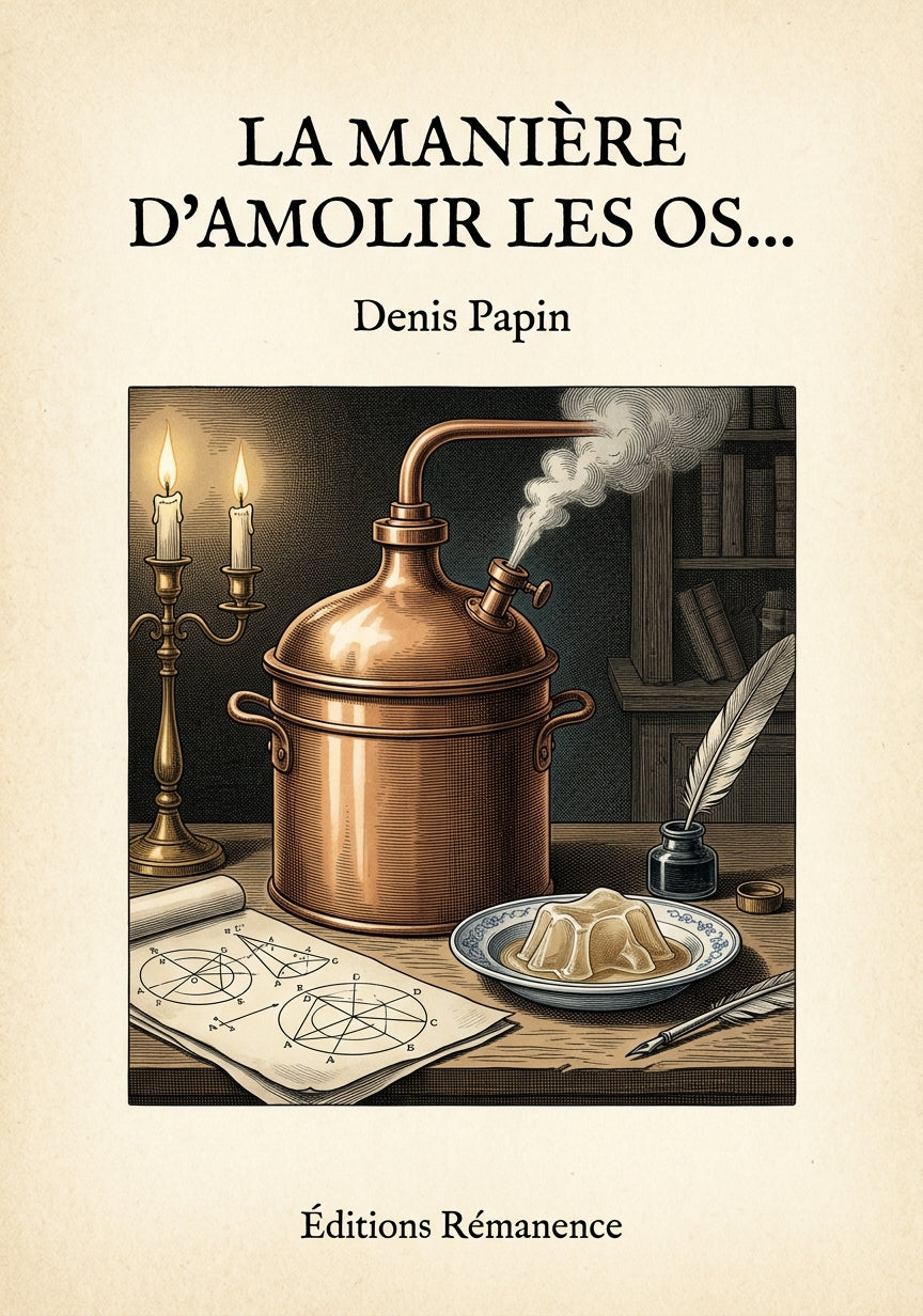 La manière d'amolir les os… - Denis Papin (Couverture)