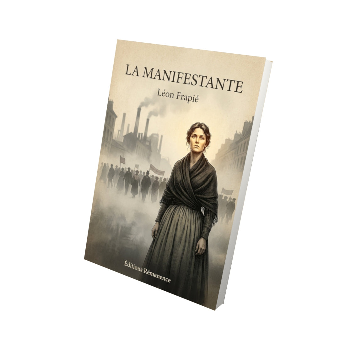 Livre La Manifestante - Léon Frapié - Vue 3D - Editions Remanence