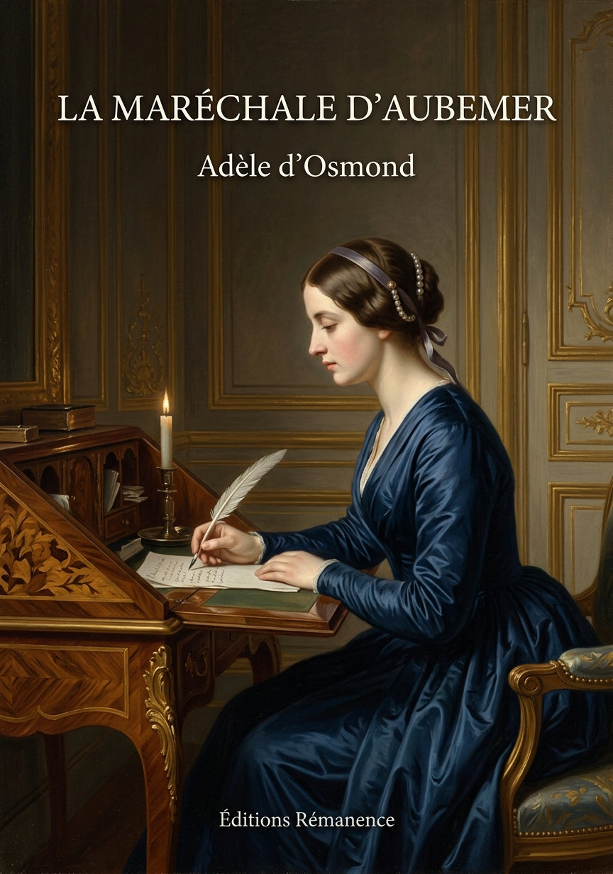 Livre La Maréchale d’Aubemer par Adèle d’Osmond - Couverture - Editions Remanence